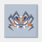 Halloween Spooky Spider / König von Kürbis Magnet (Vorne)