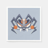 Halloween Spooky Spider / König von Kürbis Serviette (Vorderseite)