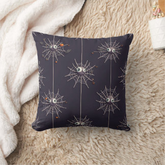 Halloween Spooky Spider und Cobweb Cushion Pillow Kissen