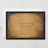 Halloween Spooky Spirit Board Party Einladung (Rückseite)