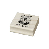 Halloween Spooky Spuk House Ghost und Fleet Gummistempel (Stempel)