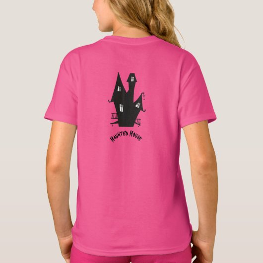 Halloween Spooky Spuk House Kids T-Shirt (Rückseite)