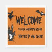 Halloween Spooky Spuk House Paper Serviette (Vorderseite)