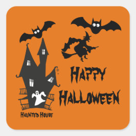 Halloween Spooky Spuk House Sticker
