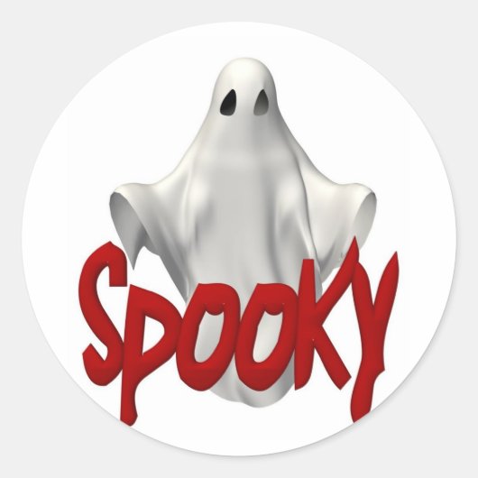 Halloween Spooky Sticker (Vorderseite)