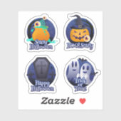 Halloween spooky sticker collection (Blatt)