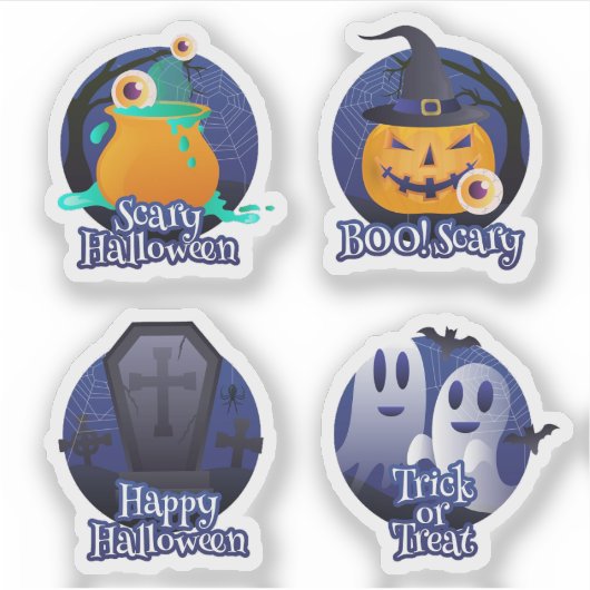 Halloween spooky sticker collection (Vorderseite)