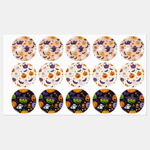 Halloween Spooky Stickers - Fun & Festive Add-Ons! Etiketten