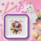 Halloween Spooky Sweet Cake Pops Pappteller (Party)