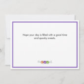 Halloween Spooky Sweet Cupcakes Geburtstag Karte (Rückseite)