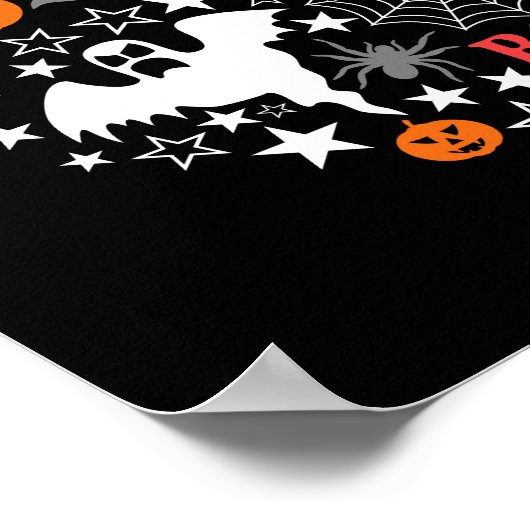 Halloween Spooky Time Poster (Ecke)