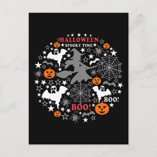 Halloween Spooky Time Postkarte