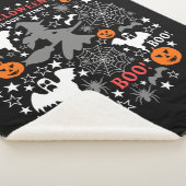 Halloween Spooky Time Sherpadecke (3/4)