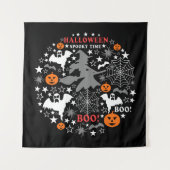 Halloween Spooky Time Wandteppich (Vorderseite)