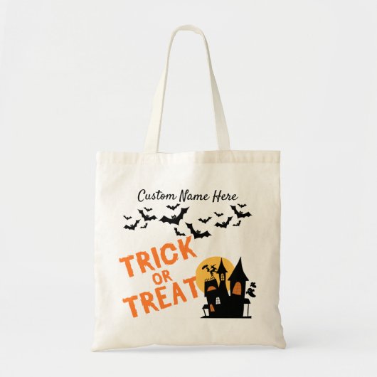 Halloween Spooky Tote Bag - Persönlich gestalten Tragetasche (Vorne)