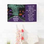 Halloween Spooky Town Community Family Banner (Insitu)