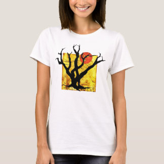 Halloween Spooky Tree Niedlich Top! Original Earwi T-Shirt