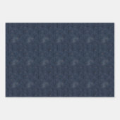 Halloween Spooky Trees Moon 3-Blatt Set Geschenkwr Geschenkpapier Set (Vorderseite 2)