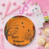 Halloween Spooky Trees Spinnen fallen Folies Pappteller (Party)
