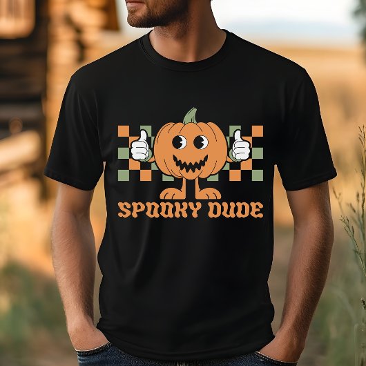 Halloween Spooky Typ Pumpkin Tri-Blend Shirt