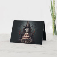 Halloween Spooky Vampire Geburtstagkarte