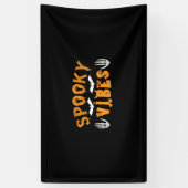 Halloween Spooky Vibes Geburtstag Banner (Vertikal)