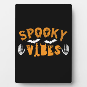 Halloween Spooky Vibes Geburtstag Fotoplatte