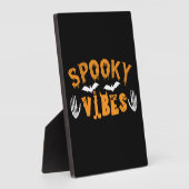 Halloween Spooky Vibes Geburtstag Fotoplatte (Seite)