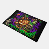 Halloween Spooky Vibes Only Door Mat Fußmatte (Schrägansicht)
