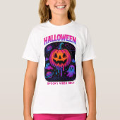Halloween Spooky Vibes Retro Kleidung Einzigartig T-Shirt (Vorderseite)