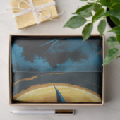 Halloween Spooky Witch a Full Moon Seidenpapier (Geschenk)