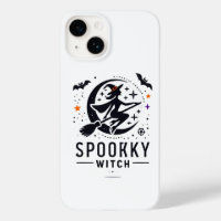 Halloween Spooky Witch Design - Auf dem Zimmer fli