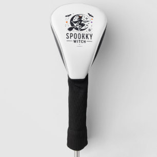 Halloween Spooky Witch Design - Auf dem Zimmer fli Golf Headcover