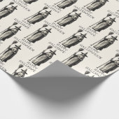 Halloween Spooky Witz a Vollmond Geschenkpapier (Ecke)