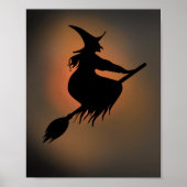 Halloween Spooky Witz Broom Poster (Vorne)