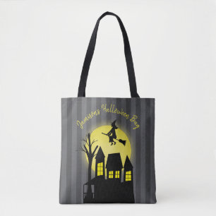 Halloween Spooky Witz Broomstick Moonlight Tasche
