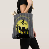 Halloween Spooky Witz Broomstick Moonlight Tasche (Von Nahem)