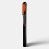 Halloween Spooky Witz mit Mond & Fledermäusen Case-Mate iPhone Hülle (Rückseite / Links)