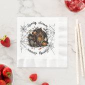 Halloween 👻 Sportsaison 💀 Napkins 🍽️ Serviette (Beispiel)