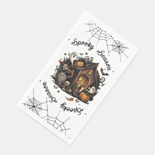 Halloween 👻 Sportsaison 💀 Napkins 🍽️ Serviette (Ecke)