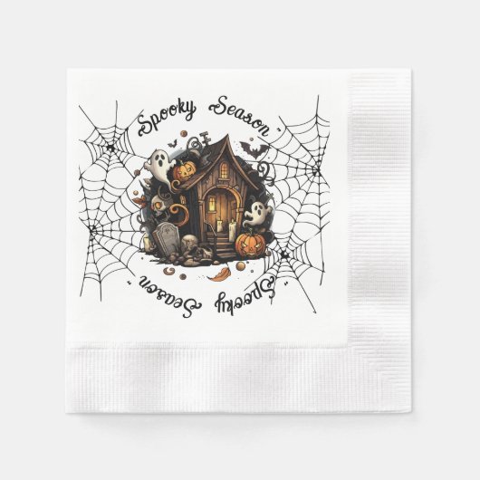 Halloween 👻 Sportsaison 💀 Napkins 🍽️ Serviette (Vorderseite)