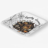 Halloween 👻 Sportsaison 💀 Papierplatte Pappteller (Gewinkelt)