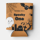 Halloween Sppoky 1. Geburtstagsparty Dosenkühler (Vorderseite)