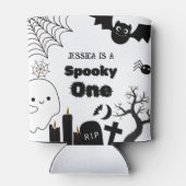 Halloween Sppoky 1. Geburtstagsparty Dosenkühler (Rückseite)