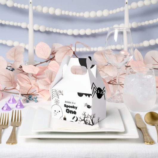 Halloween Sppoky 1. Geburtstagsparty Geschenkschachtel (Hochzeit)