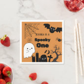 Halloween Sppoky 1. Geburtstagsparty Serviette (Beispiel)