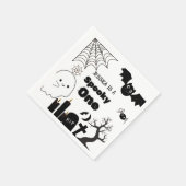 Halloween Sppoky 1. Geburtstagsparty Serviette (Ecke)