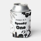 Halloween Sppoky One First Birthday party Dosenkühler (Kanne Vorderseite)