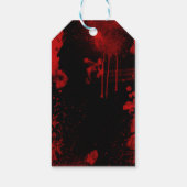 Halloween Spritzer Kostüm Party Gothic Geschenkanhänger (Rückseite)