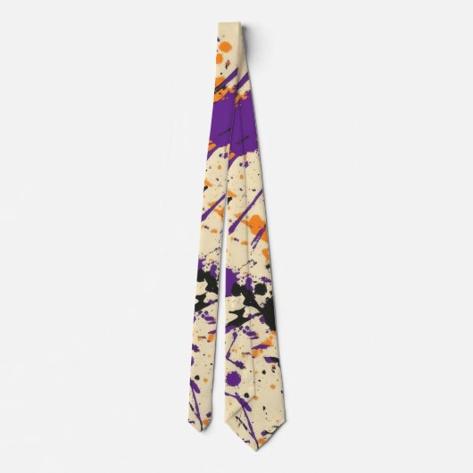 Halloween-Spritzer Krawatte (Rückseite)